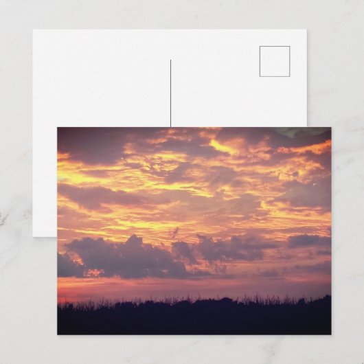 日没はがき ポストカード (正面/裏面)