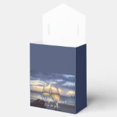 日没はビーチ結婚式の好物 フェイバーボックス (オープン)