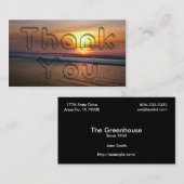 日没は名刺感謝していしています 名刺 (正面/裏面)