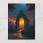 日没への扉 ポストカード (正面)