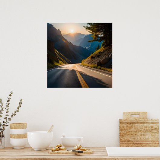 日没への道 ポスター (キッチン)