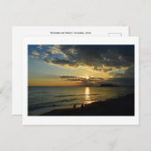 日没を見る：江ノ島はがき ポストカード (正面/裏面)