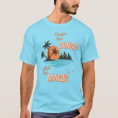 日没を追う Tシャツ (正面)