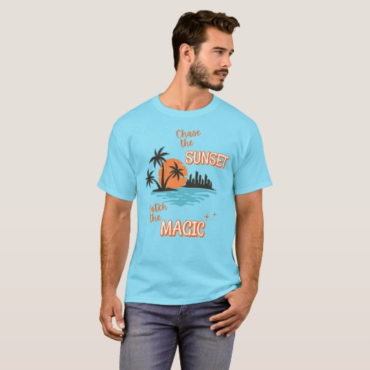 日没を追う Tシャツ (正面フル)