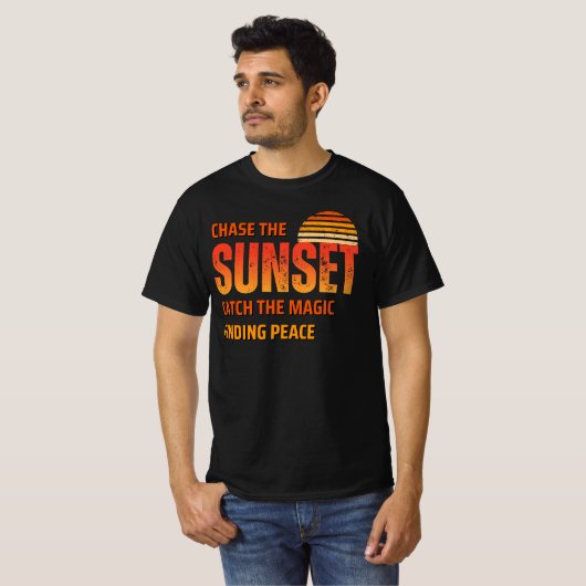 日没を追う Tシャツ (正面フル)
