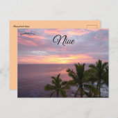 日没アットニウエ ポストカード (正面/裏面)