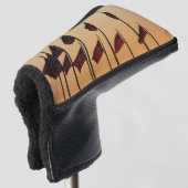 日没アメリカ愛国米国の国旗 ゴルフヘッドカバー (3/4 正面)