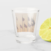 日没アメリカ愛国米国の国旗 ショットグラス (裏面)