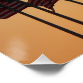 日没アメリカ愛国米国の国旗 ポスター (コーナー)