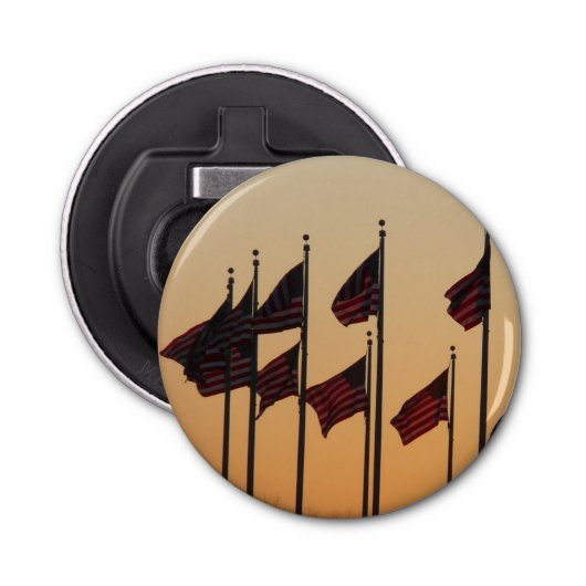 日没アメリカ愛国米国の国旗 栓抜き (正面)