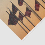 日没アメリカ愛国米国の国旗 薄葉紙 (詳細)