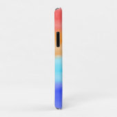 日没オン海水彩抽象芸術アートグラデーション Case-Mate iPhoneケース (裏面/右)