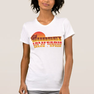 日没カリフォルニアリオデジャネイロIbiza Tシャツ
