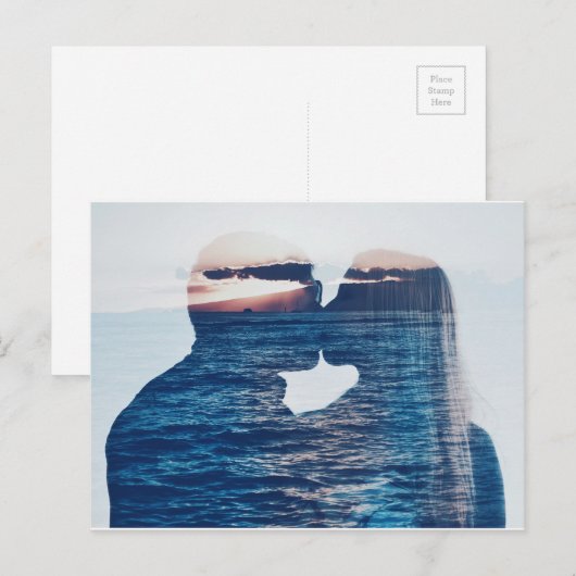 日没キス葉書 ポストカード (正面/裏面)