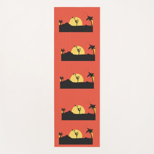 日没クール ヨガマット (正面)