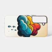 日没グライダーのパフ SAMSUNG GALAXYケース (裏面横)