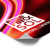 日没グラディエント・ポスター ポスター (角)