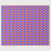 日没スキー ラッピングペーパー (フラット)