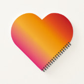 日没スパイラルカラフルノートブック ノートブック (裏面)