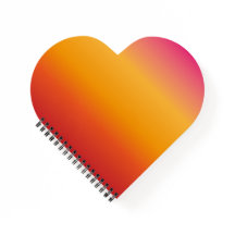 日没スパイラルカラフルノートブック