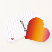 日没スパイラルカラフルノートブック ノートブック (内部)