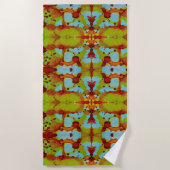 日没スピル ビーチタオル (正面)