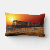 日没ディーゼル機関車貨物列車 ランバークッション (裏面)