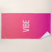 日没パルス ビーチタオル (正面)