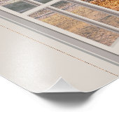 日没ビーチ入潮、開いた写真の拡大 フォトプリント            (角)