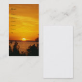日没プロファイルカード 名刺 (正面/裏面)