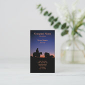 日没プロファイルカード 名刺 (スタンド正面)