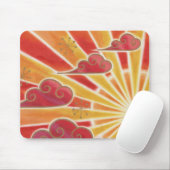 日没マウス水平 マウスパッド (マウス)