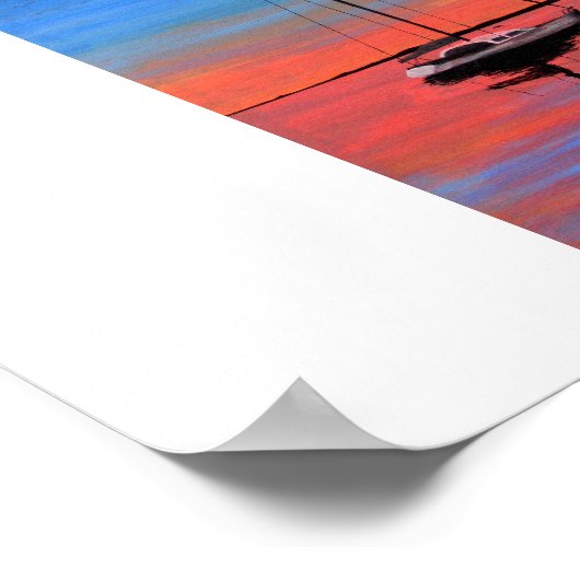 日没係留 ポスター (角)