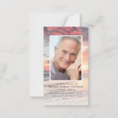 日没写真記念祈りの言葉カード(封筒つき) ノートカード (正面)