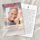 日没写真記念祈りの言葉カード(封筒つき) ノートカード