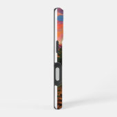 日没列車の軌道 iPhone 16ケース (右側面)