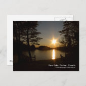 日没前に ポストカード (正面/裏面)