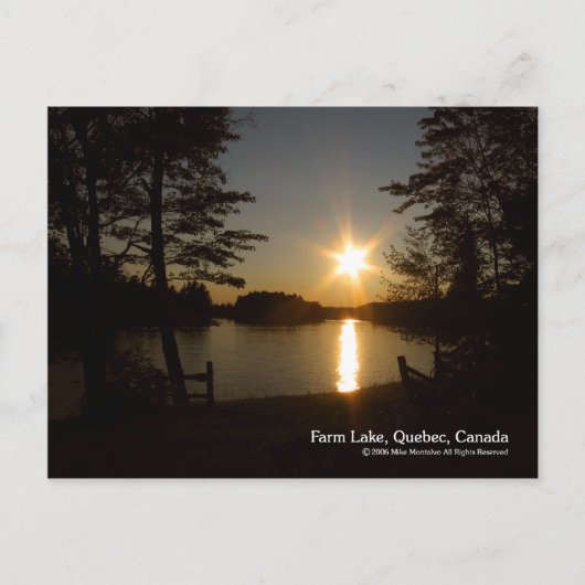 日没前に ポストカード (正面)