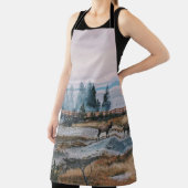 日没前のイエローストーン国立公園 エプロン (インサイチュ)