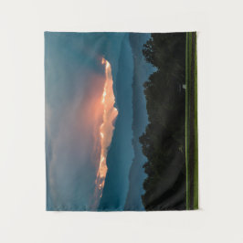 日没前の最後の日の光 タペストリー