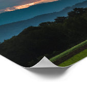 日没前の最後の日の光 ポスター (角)