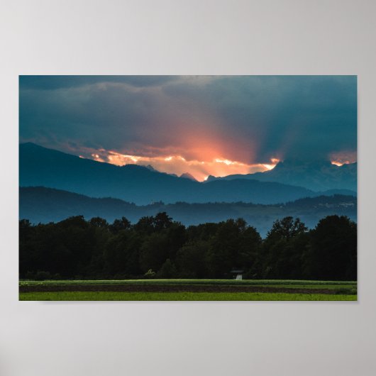 日没前の最後の日の光 ポスター (正面)