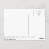 日没前女性 ポストカード (裏面)