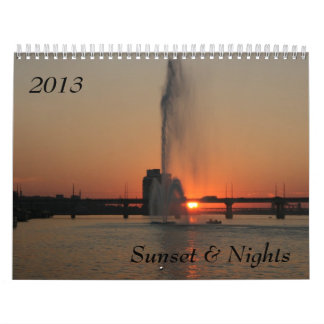日没及び夜2013年 カレンダー