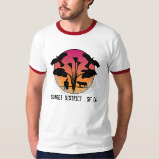 日没地区。 SFカリフォルニア Tシャツ