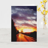 日没弔慰カード カード (黄色い花)