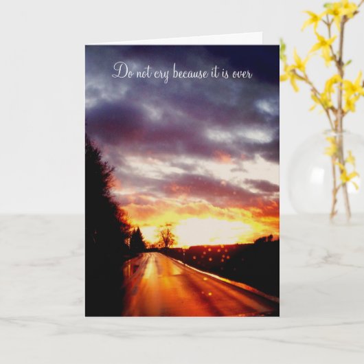 日没弔慰カード カード (黄色い花)