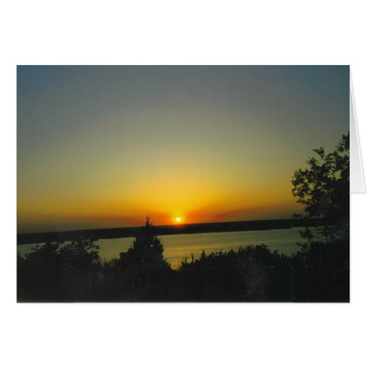 日没感動的メモカード (正面横)