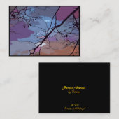 日没抽象的なATC 名刺 (正面/裏面)