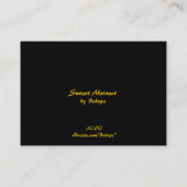 日没抽象的なATC 名刺 (裏面)